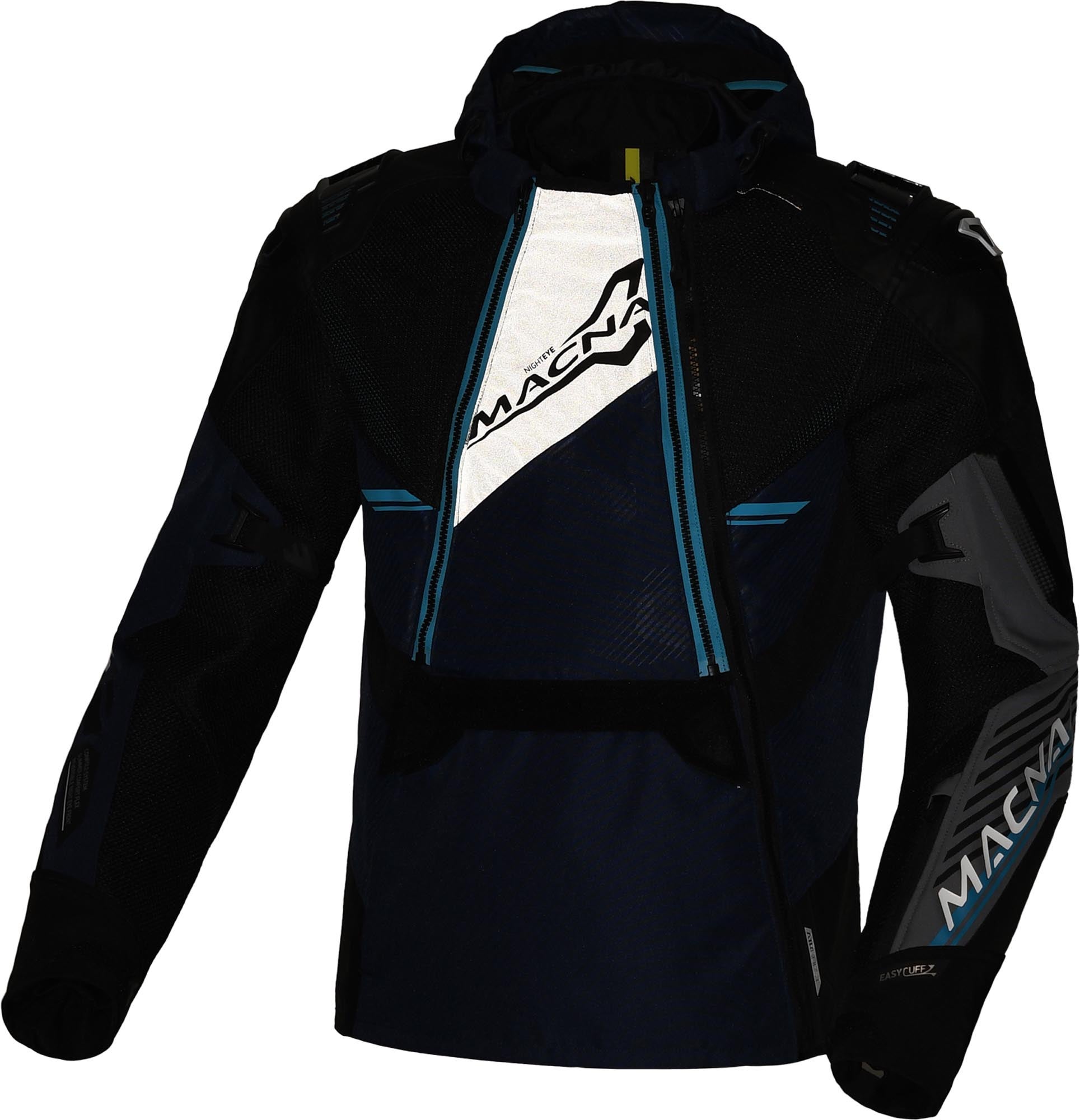 Macna Bravic Jachetă textilă impermeabilă pentru motociclete albastru/negru 2XL Figura 5