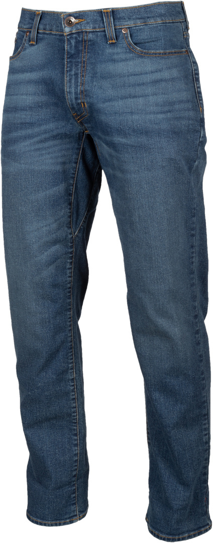 Klim K Forty 2 Straight Stretch Denim Motorcycle Jeans blue Short 33 Figure 1
