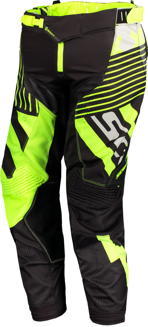 Scott 450 Patchwork Calças de motocross preto/amarelo 30 Figura 1