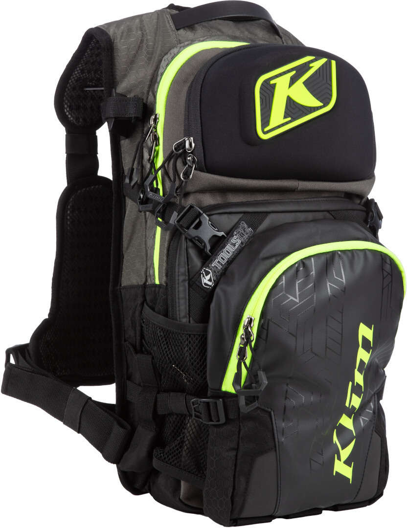 Klim Nac Pak Rucsacul Negru/gri/neon Figura 2