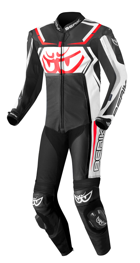 Berik Race-Tech Costum de piele de motocicletă One Piece alb/negru 54 Figura 1