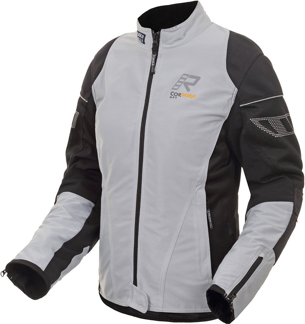 Rukka StretchAir Dames Motorfiets Textiel Jas grijs 44 Figuur 1