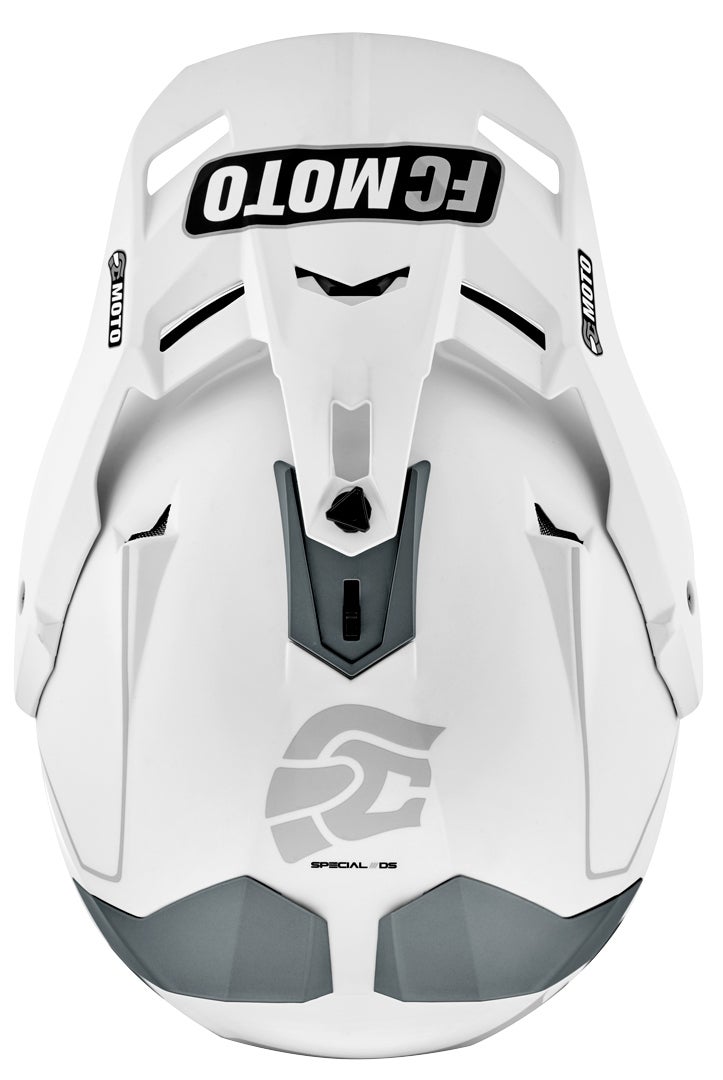FC-Moto Merkur Pro Straight Casque d’enduro Blanc mat 2XL Figure 8