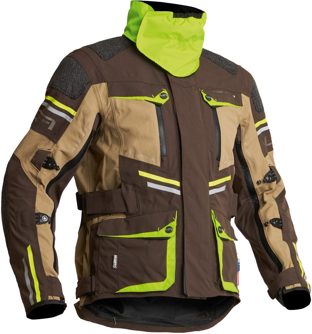 Lindstrands Sunne waterproof Motorcycle Textile Jacket brown/sand 60 Figure 3