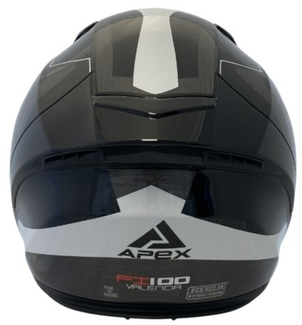 APEX FI100 Valencia Hjälm svart/grå/röd Man (57/58) Figur 2