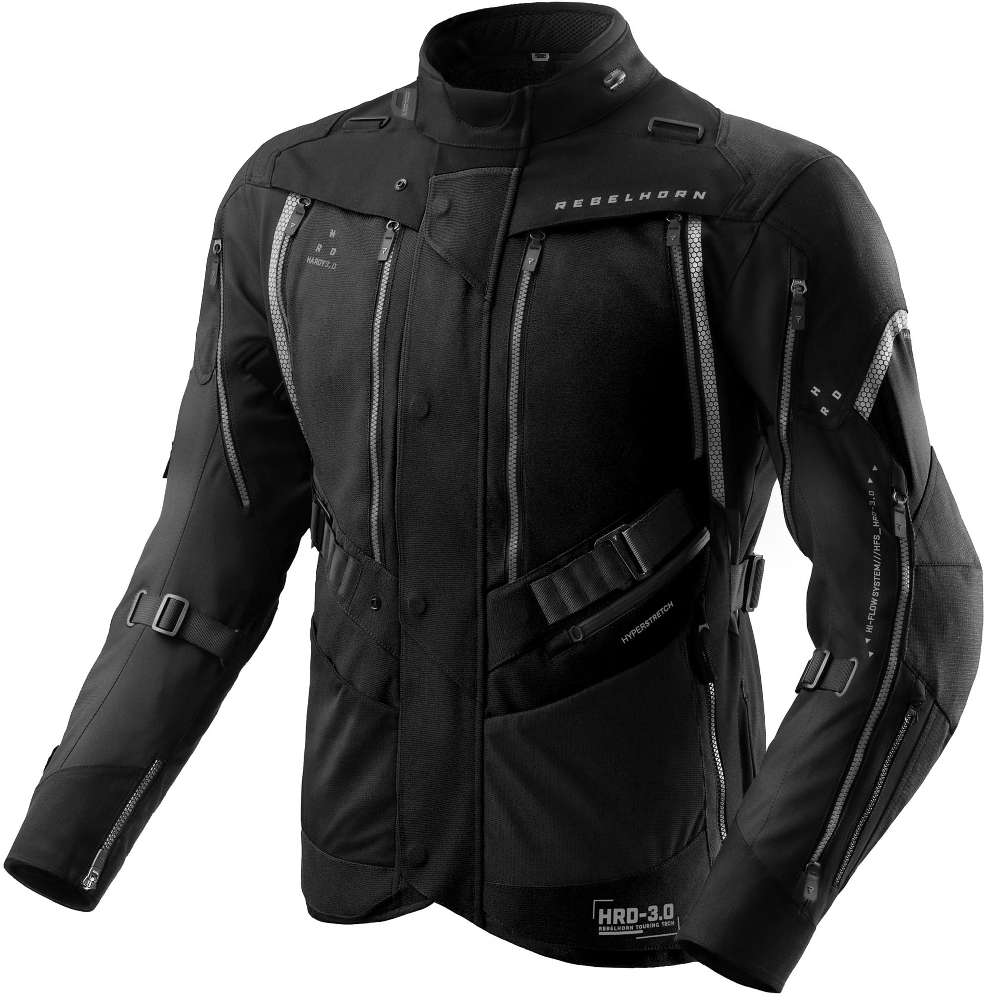 Rebelhorn Hardy 3.0 waterproof Motorcycle Textile Jacket-image-795098245