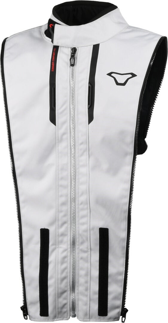 Macna Air Hybrid 2.0 waterproof Motorcycle Textile Jacket light grey/black/red 3XL Figure 6