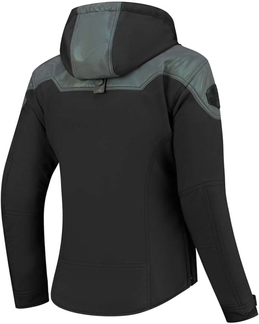 Rusty Stitches Ann Ladies Motorcycle Textile Jacket black/shimmer 38 Figure 2