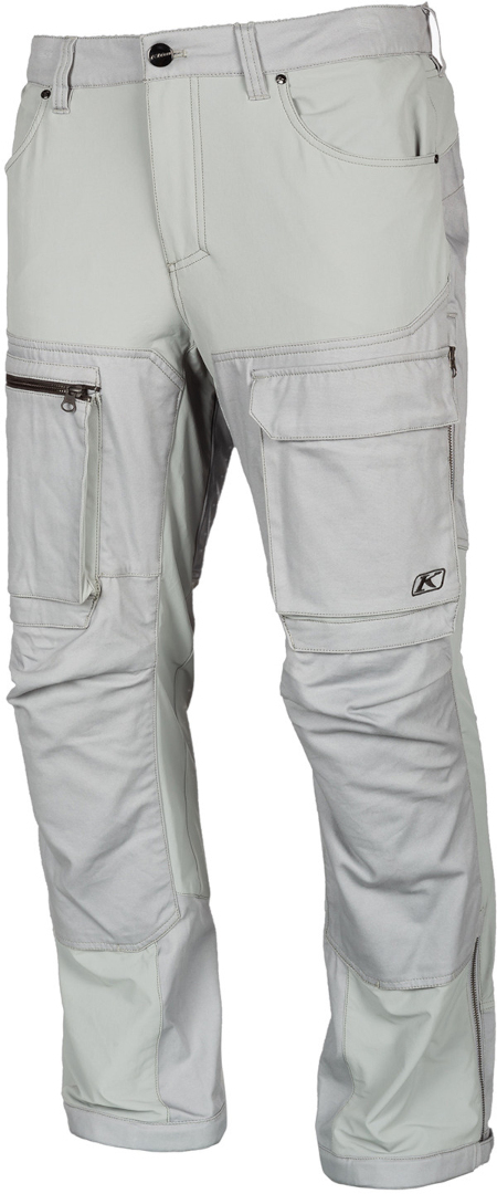 Klim Switchback Cargo 2023 Motorrad Textilhose hellgrau 34/32 Abbildung 1
