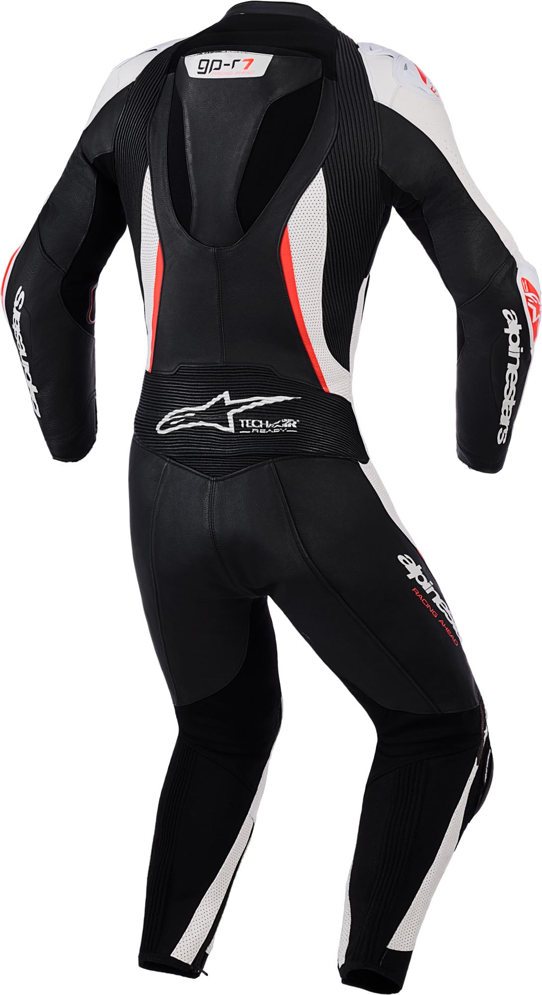 Alpinestars Stella GP-R7 Costum de piele pentru motociclete în două piese pentru doamne Negru/Alb/Roșu 40 Figura 2