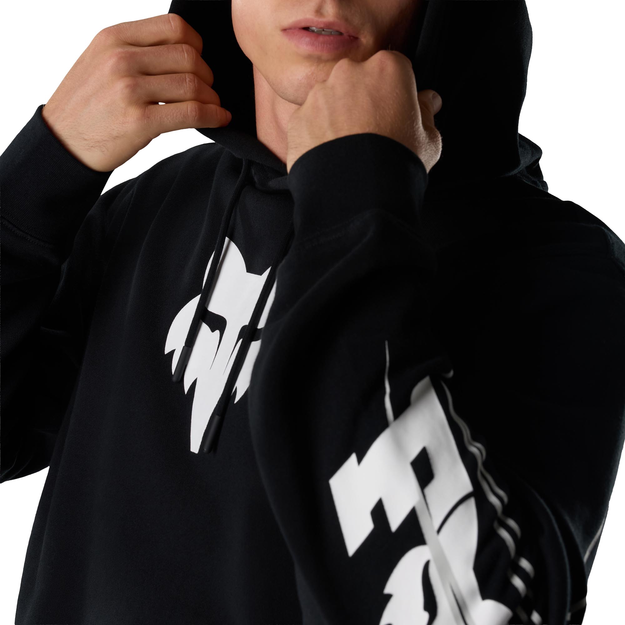 FOX Apex Fleece Hoodica crna L Slika 8