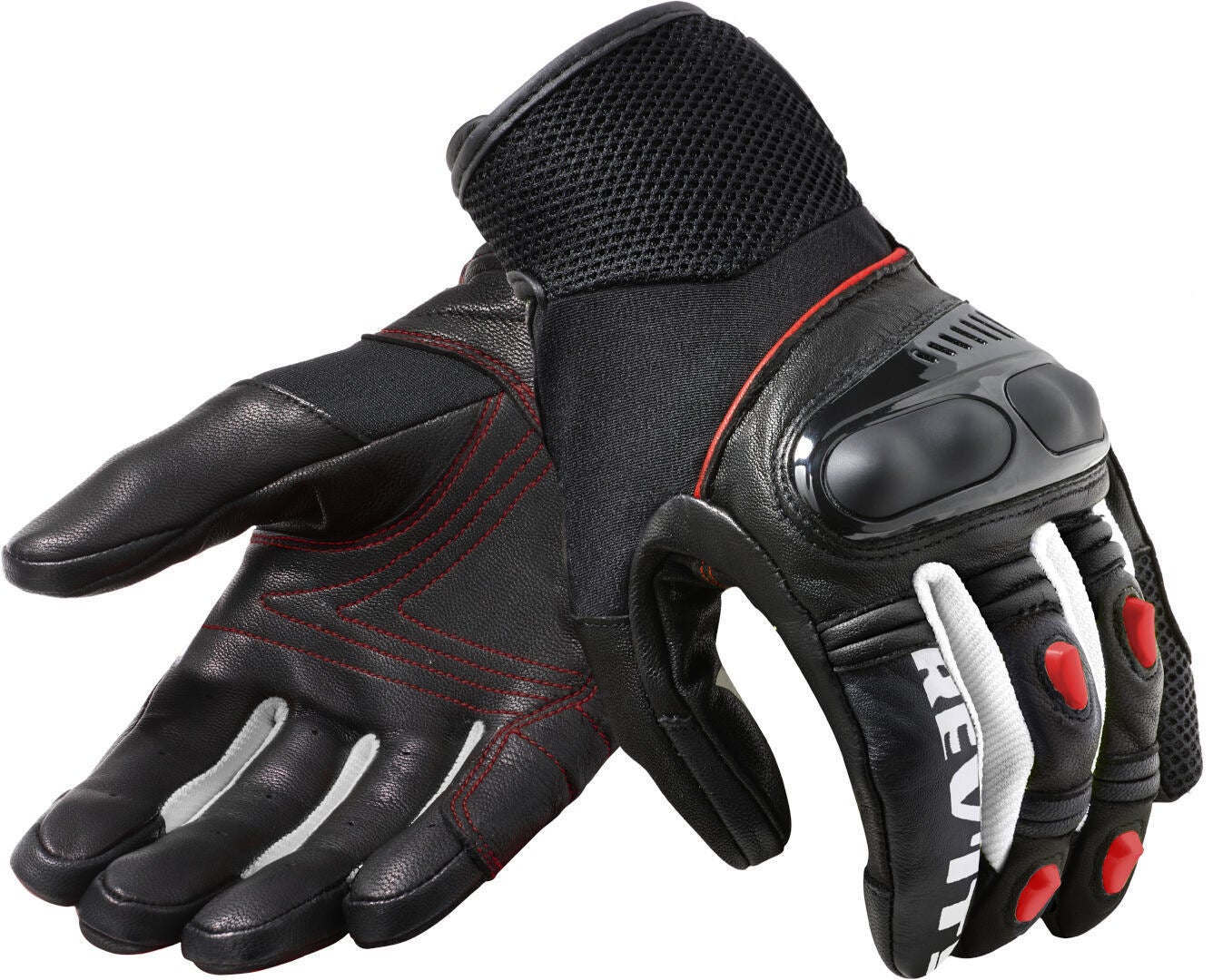 Revit Metric Motorradhandschuhe schwarz/rot M Abbildung 1