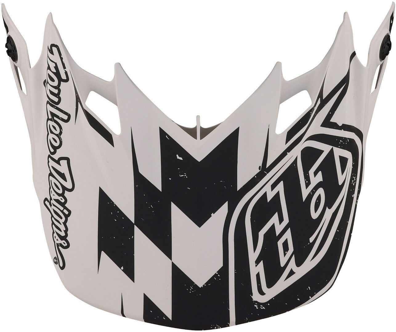 Troy Lee Designs SE4 Polyacrylite Race Shop MIPS Motokrosová přilba bílá/černá XXL (62/63) Obrázek 9