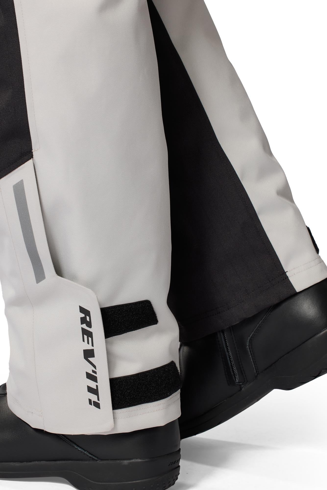 Side view of Revit Outback 5 Bicolor H2O waterproof Ladies Motorcycle Textile Pants