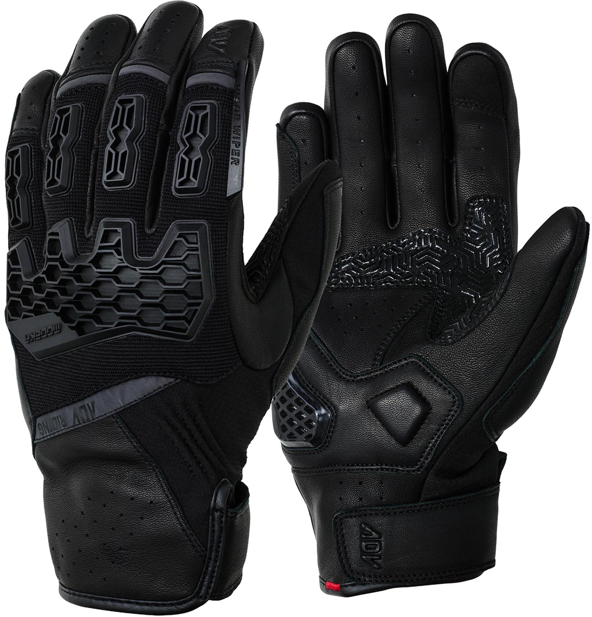 Modeka Atlaz Motorcycle Gloves black 9 Figure 1