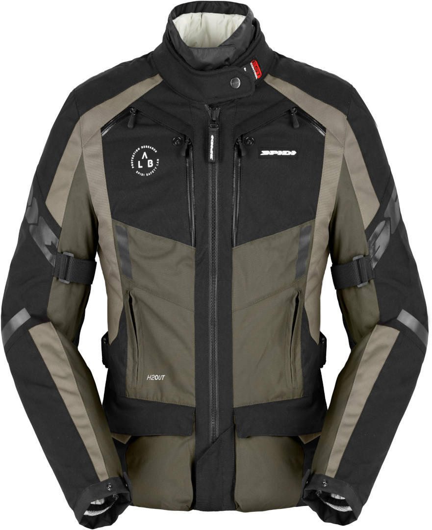Spidi 4 Season Evo H2Out Jachetă textilă pentru motociclete pentru doamne Negru/Măsliniu L Figura 1