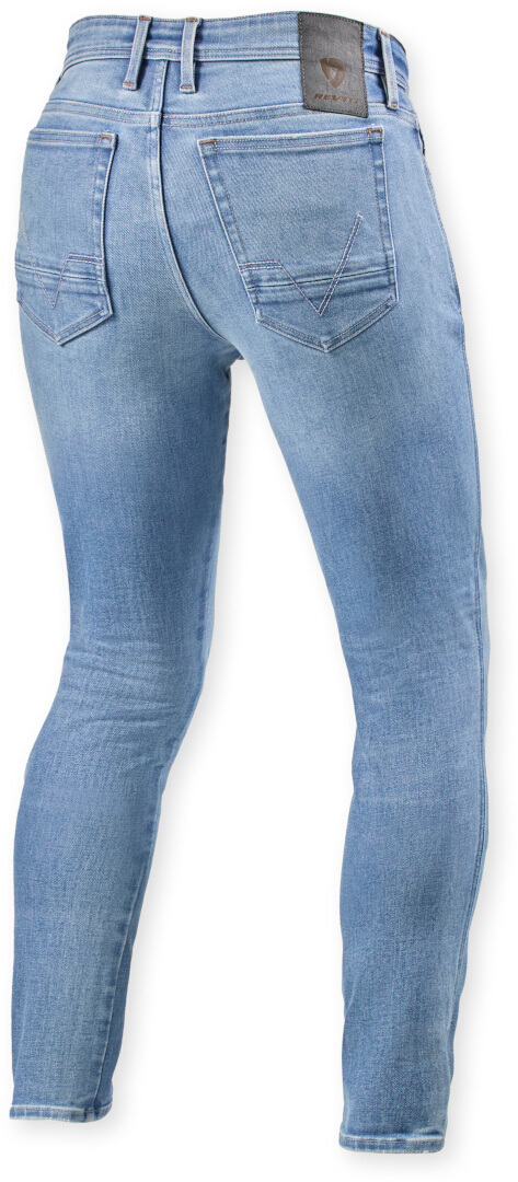 Revit Piston 3 Skinny Motorrad Jeans hellblau 36/32 Abbildung 2