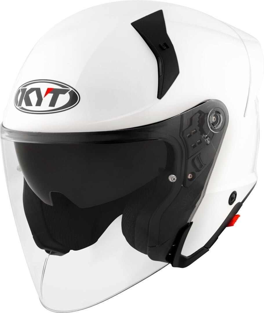 KYT TTR-Jet Plain Casque jet Blanc L (59) Figure 1