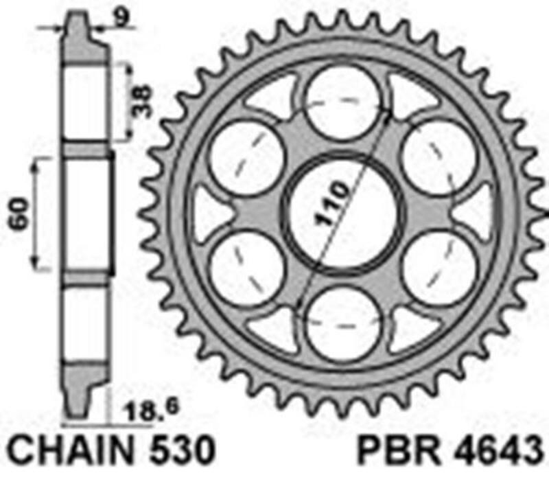 PBR Couronne acier C45 revenu 4643 - 530 Figure 1