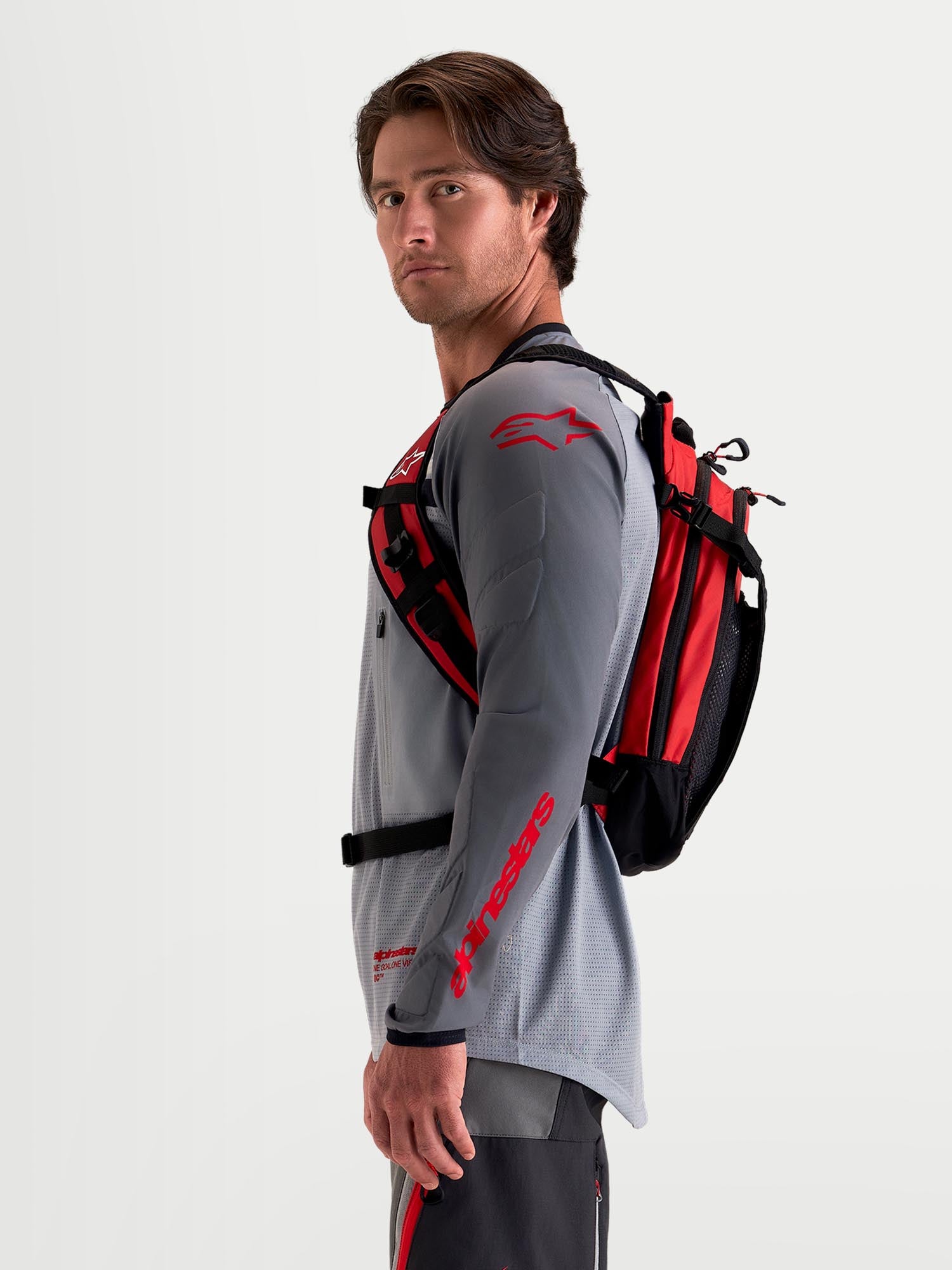 Alpinestars AT-9 Motorradrucksack schwarz/rot Abbildung 3