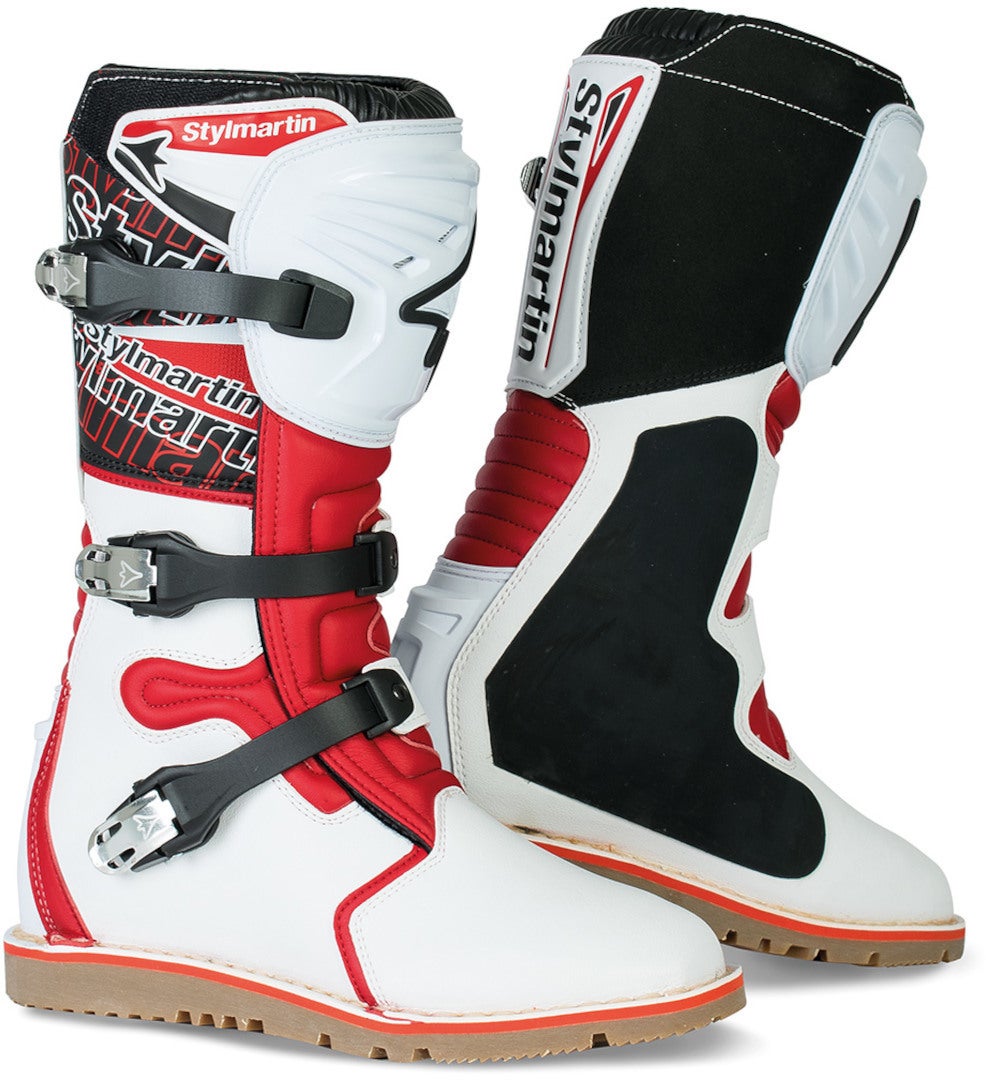 Stylmartin Impact Pro Botas de motocross impermeables blanco/rojo 41 Figura 1
