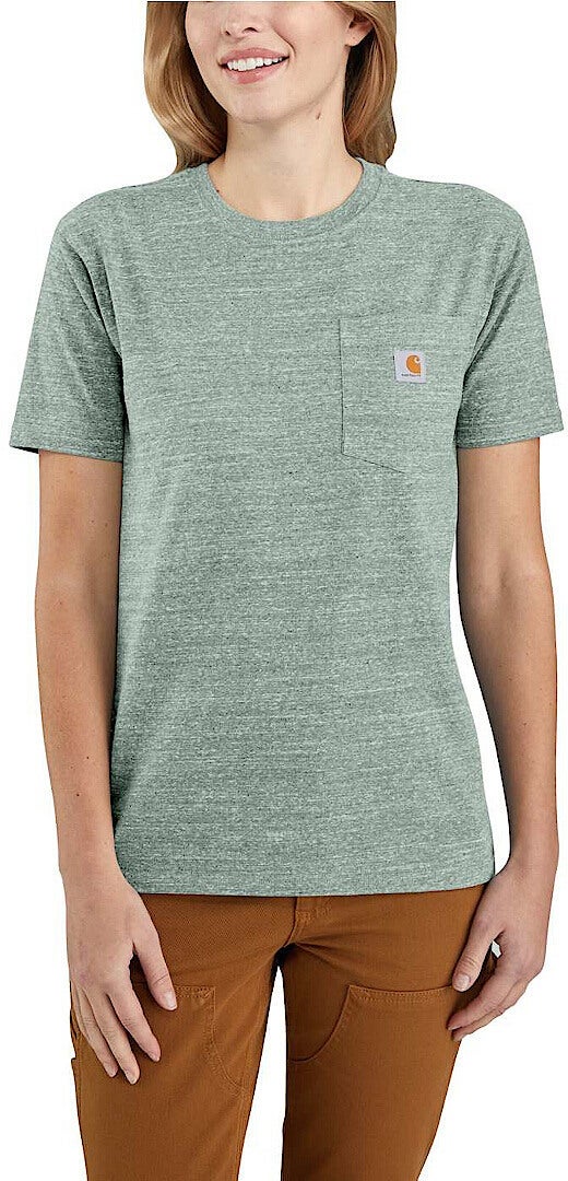 Carhartt Workwear Pocket Dámské tričko Světle zelená M Obrázek 2
