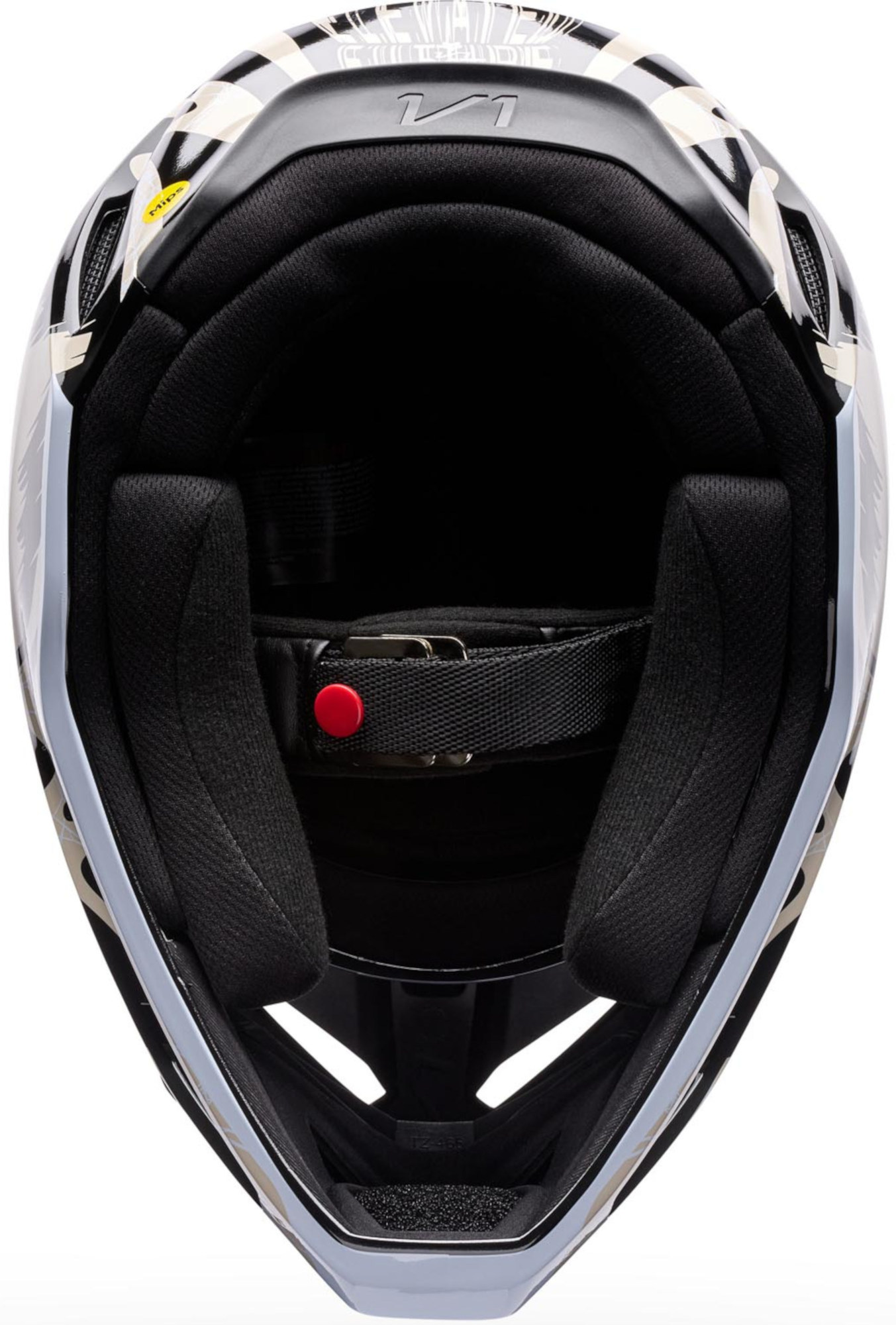 FOX V1 Diffuse Special Edition Motocrosshjelm Sort/beige S Figur 6