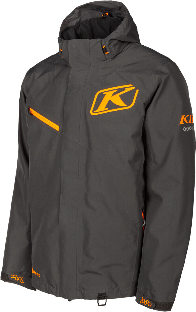 Klim Kompound Snowmobile Jacket grey/orange L Figure 1