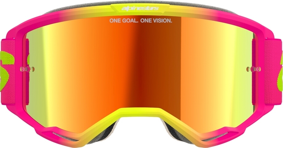 Alpinestars Vision 5 Wordmark Mirror Motocross Glasögon rosa Figur 3