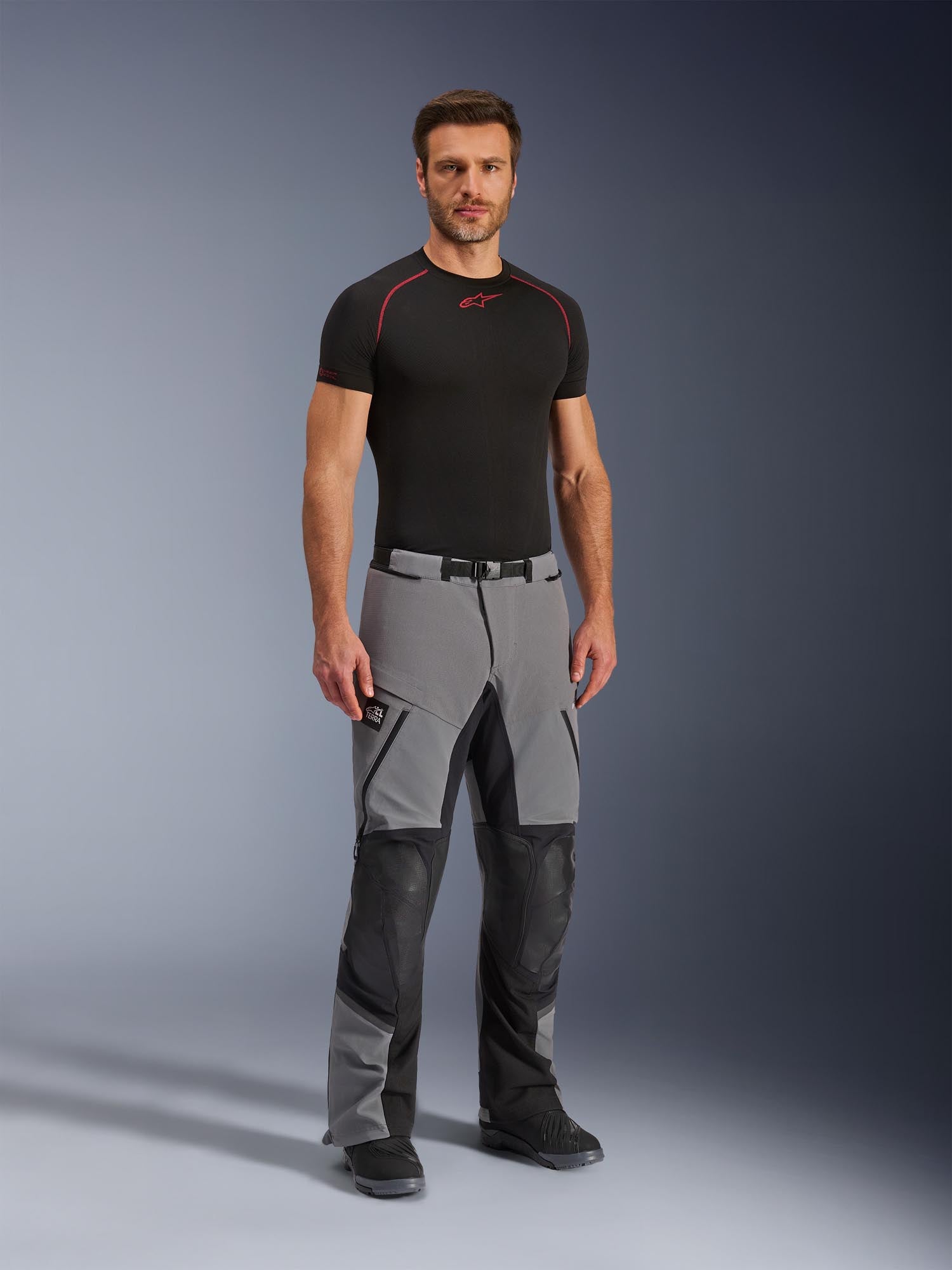 Alpinestars Andes Pro Drystar XF waterproof Motorcycle Textile Pants grey/black 4XL Figure 4