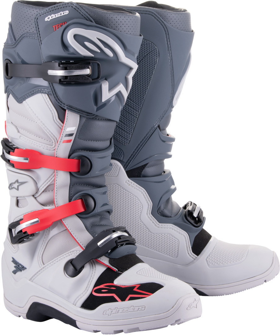 Alpinestars Tech 7 Enduro Stiefel hellgrau/dunkelgrau 8 (42) Abbildung 1