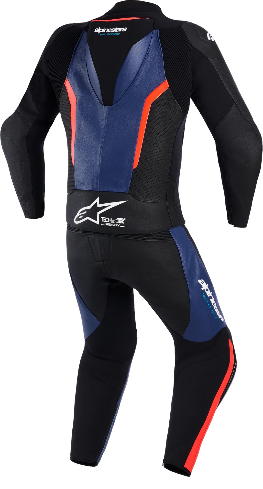Alpinestars GP Force V2 Two Piece Motorcycle Leather Suit black/blue/red 60 Figure 2