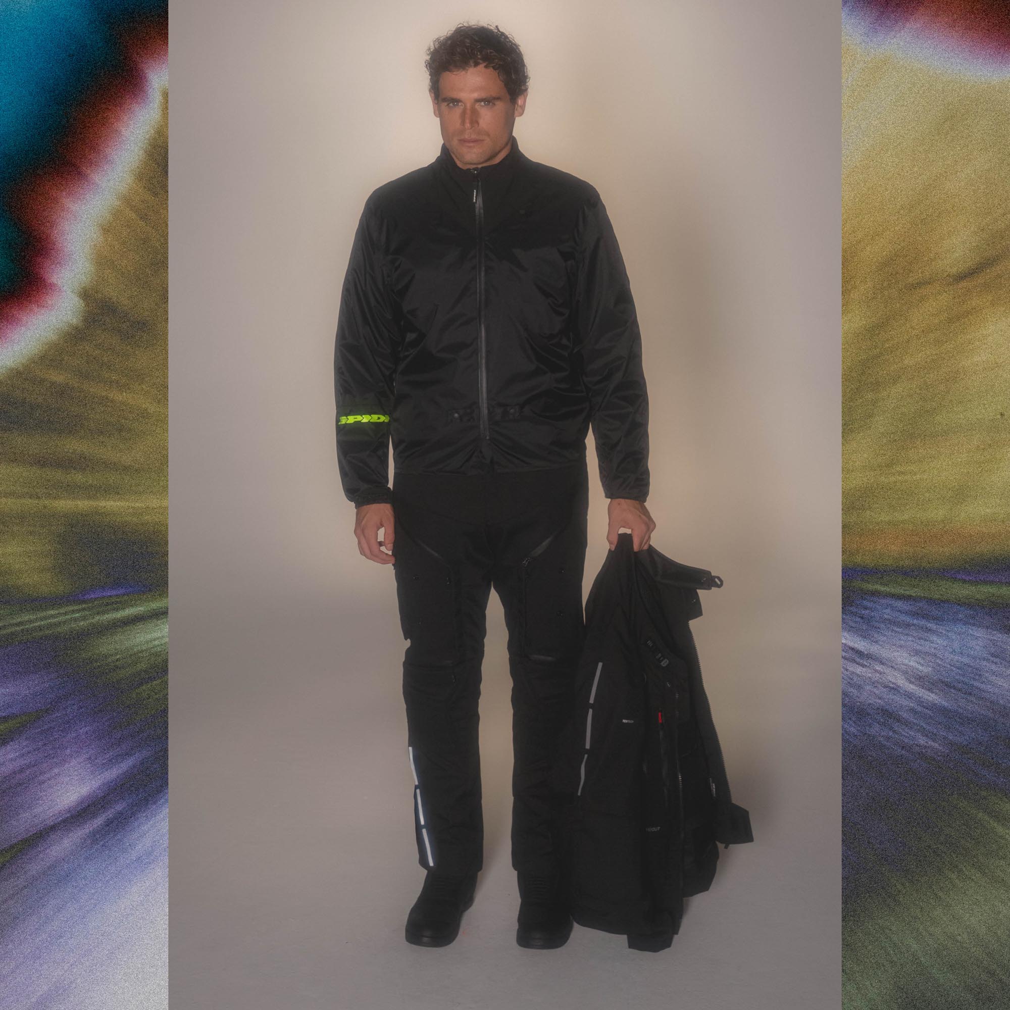Spidi Rain Chest Insideout wasserdichte Motorrad Textiljacke M Abbildung 5