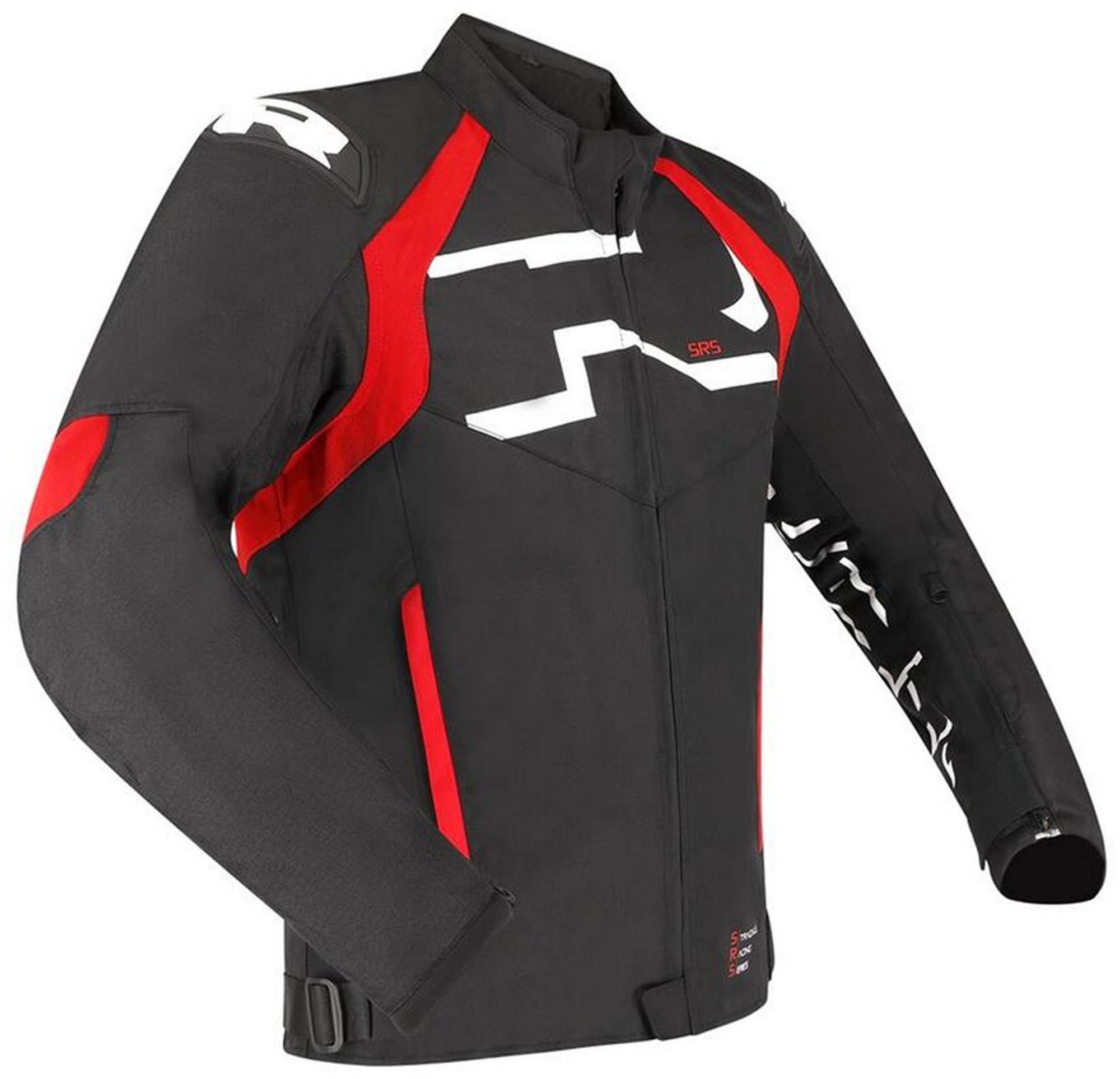 Richa Stradale Tex wasserdichte Damen Motorrad Textiljacke schwarz/rot L Abbildung 1