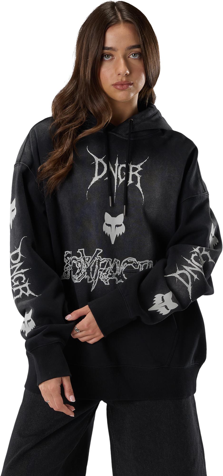FOX DNGR Heavyweight Fleece Sweat à capuche S Figure 5