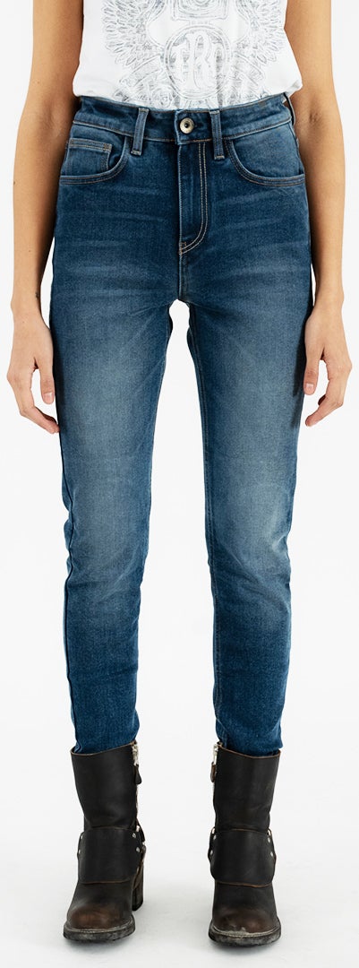 Rokker Rokkertech High Waist Dames motorfiets Jeans 32 L30 Figuur 6