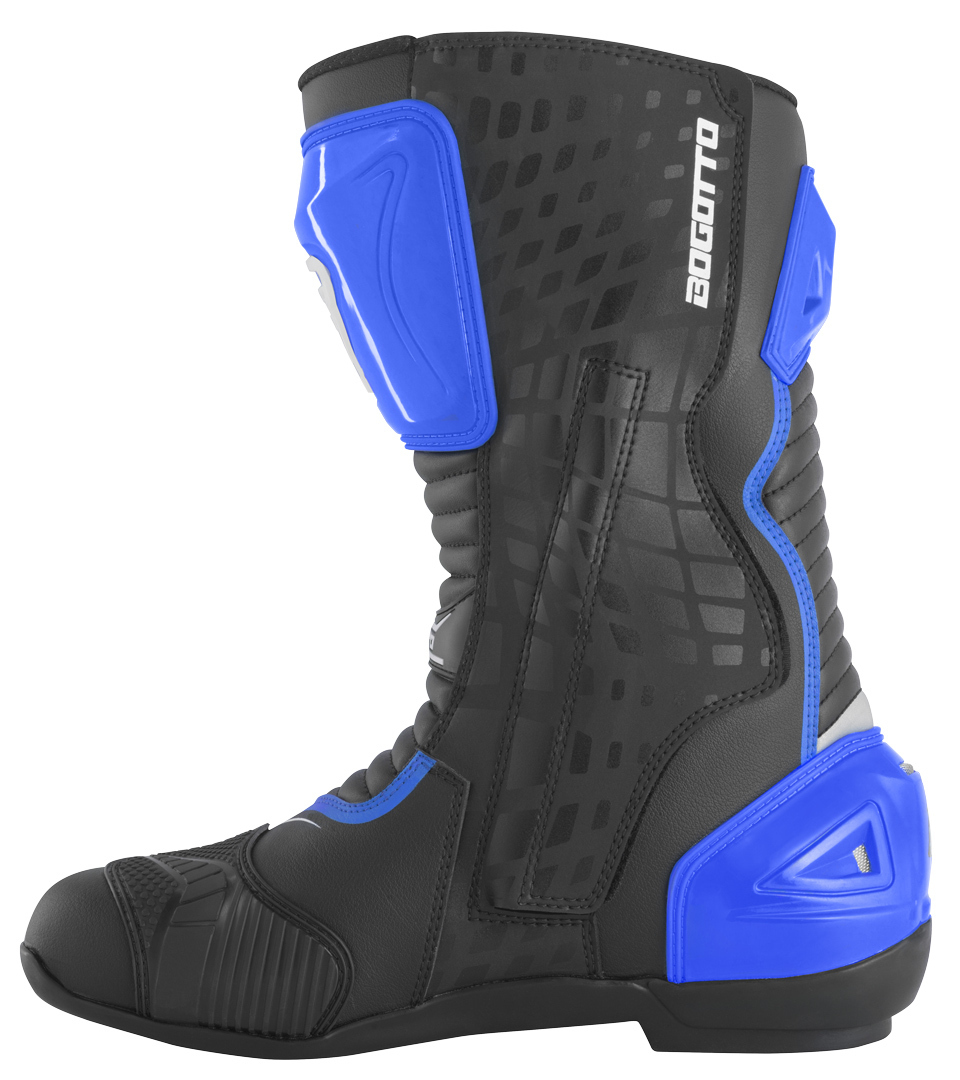 Bogotto Race-X Motorcycle Boots black/blue/white 44 Figure 3