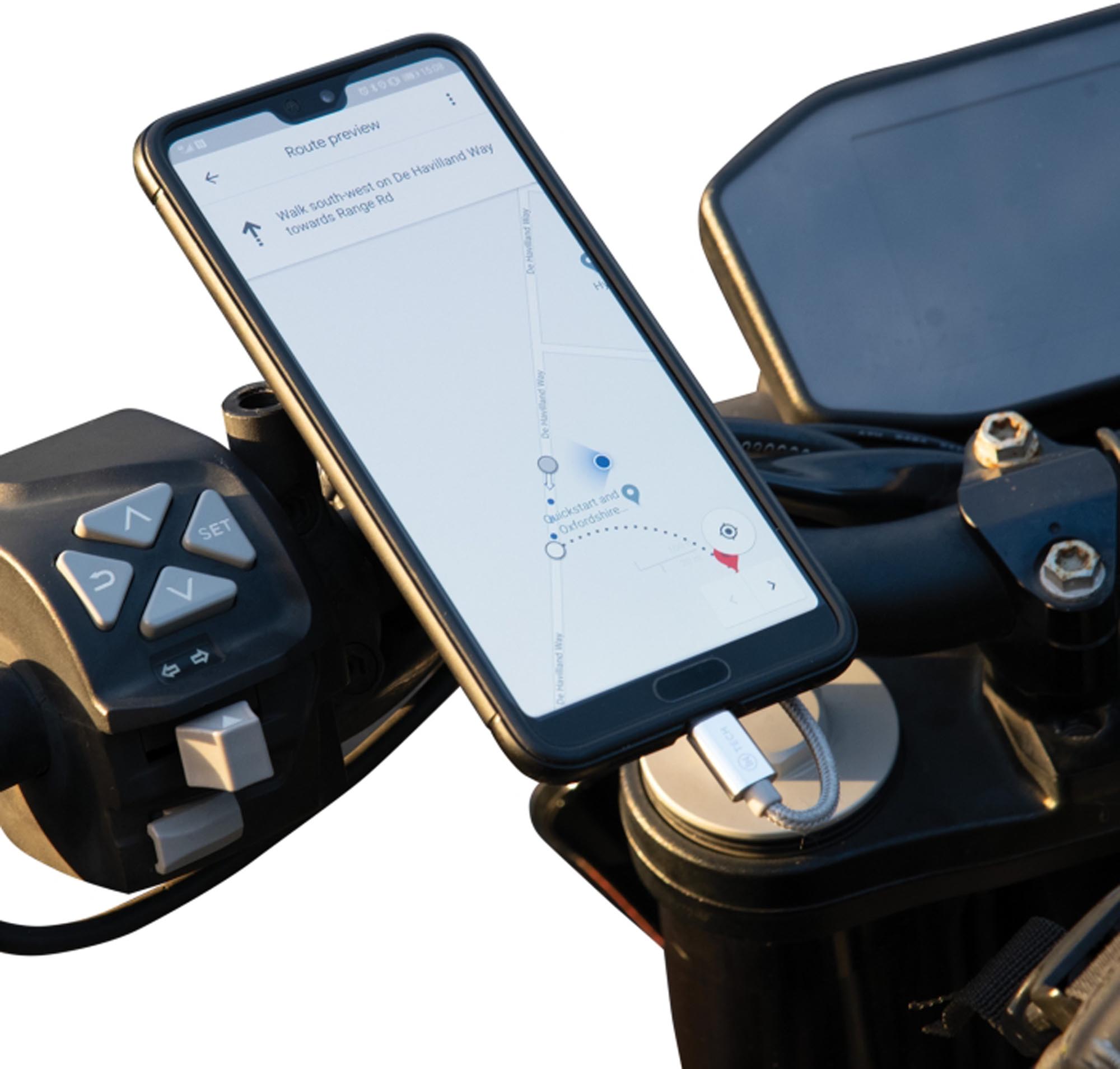 Oxford CLIQR USB Type C Lenkerhalterung Abbildung 3