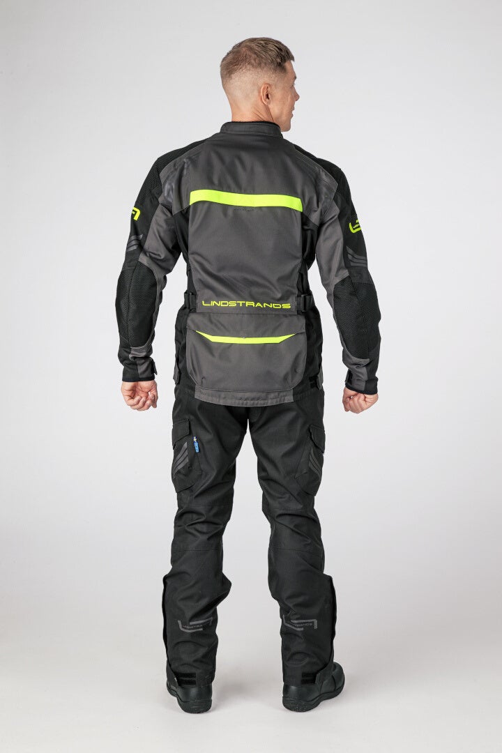 Lindstrands Transtrand waterproof Motorcycle Textile Jacket dark grey/black/yellow 54 Figure 4
