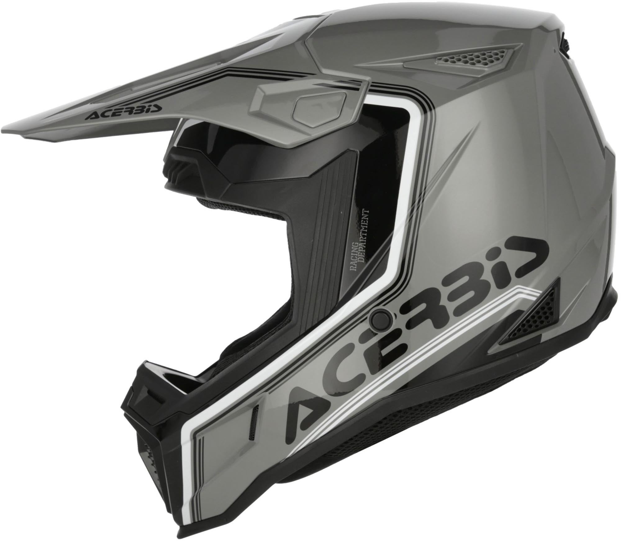 Acerbis Whoops Logo モトクロスヘルメット グレー/ブラック/ホワイト XXL(63/64) 図3