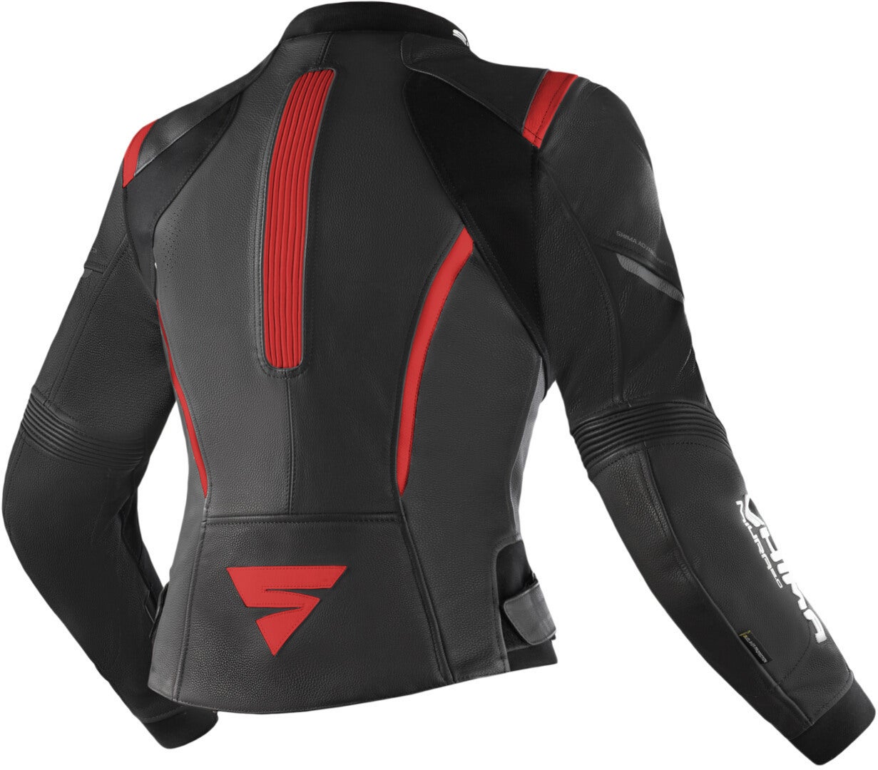 SHIMA Miura 2.0 Damen Motorrad Lederjacke schwarz/rot 36 Abbildung 2