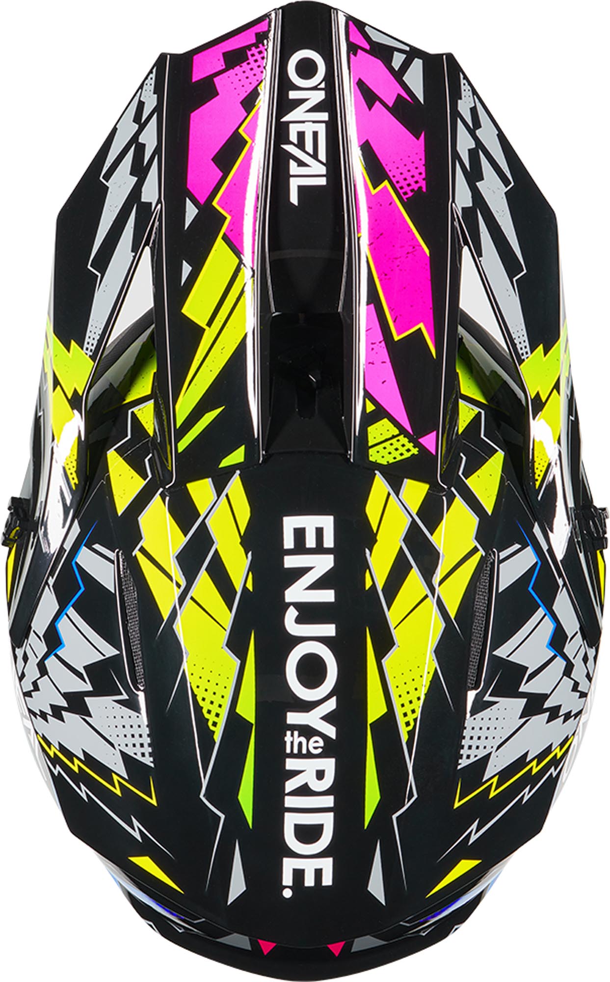Oneal 1SRS Stixx Casco da motocross giovanile nero/multicolore Y/M (48) Figura 7