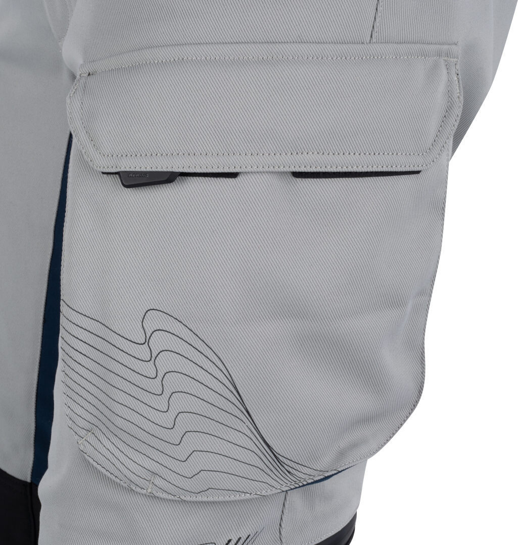 Bering Freeway wasserdichte Motorrad Textilhose grau/blau M Abbildung 5