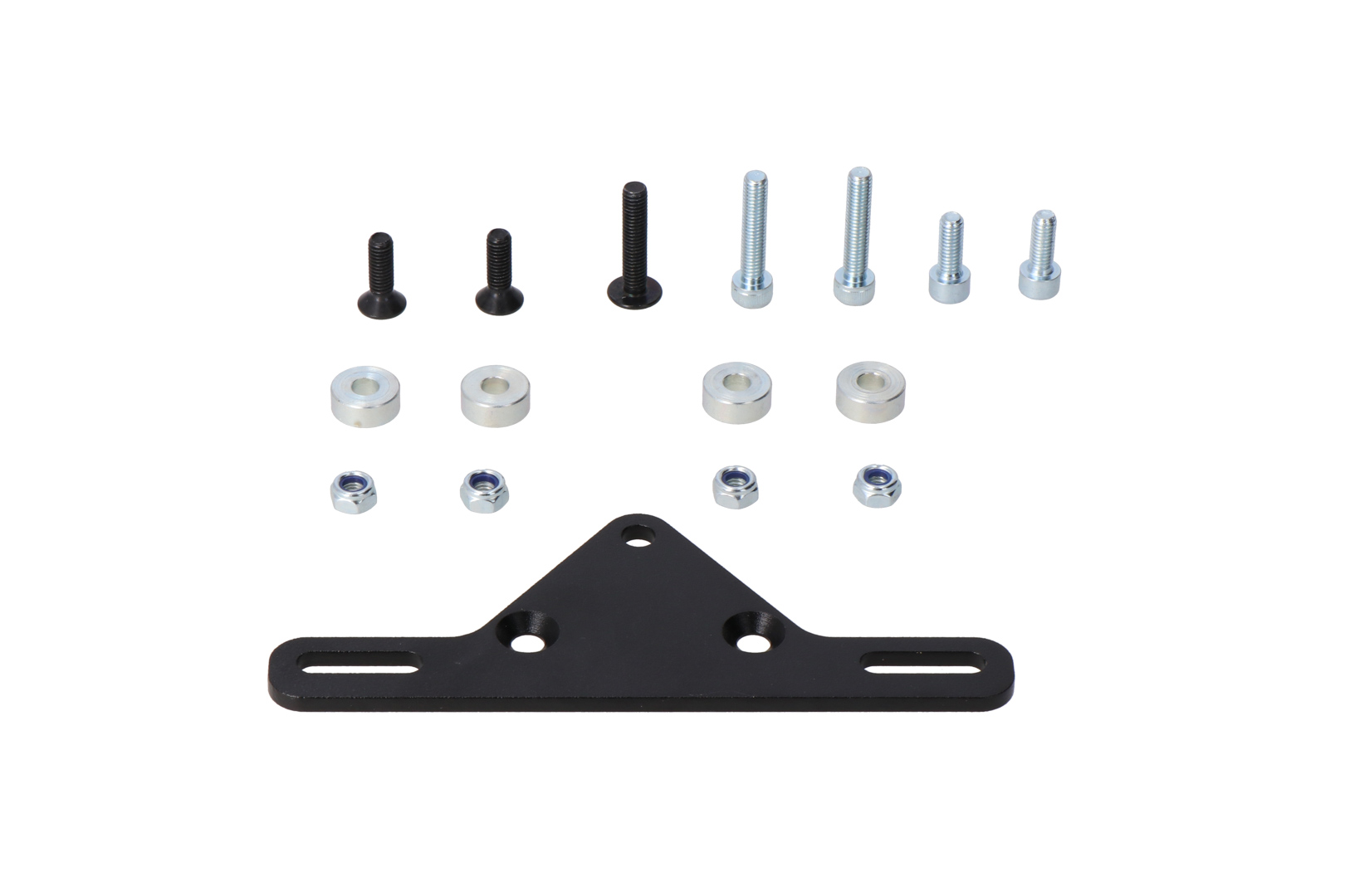 SW-Motech Kit suplimentar model SUA - Negru. Ducati DesertX (22-). Pentru portavionul de pe partea pro. Figura 1