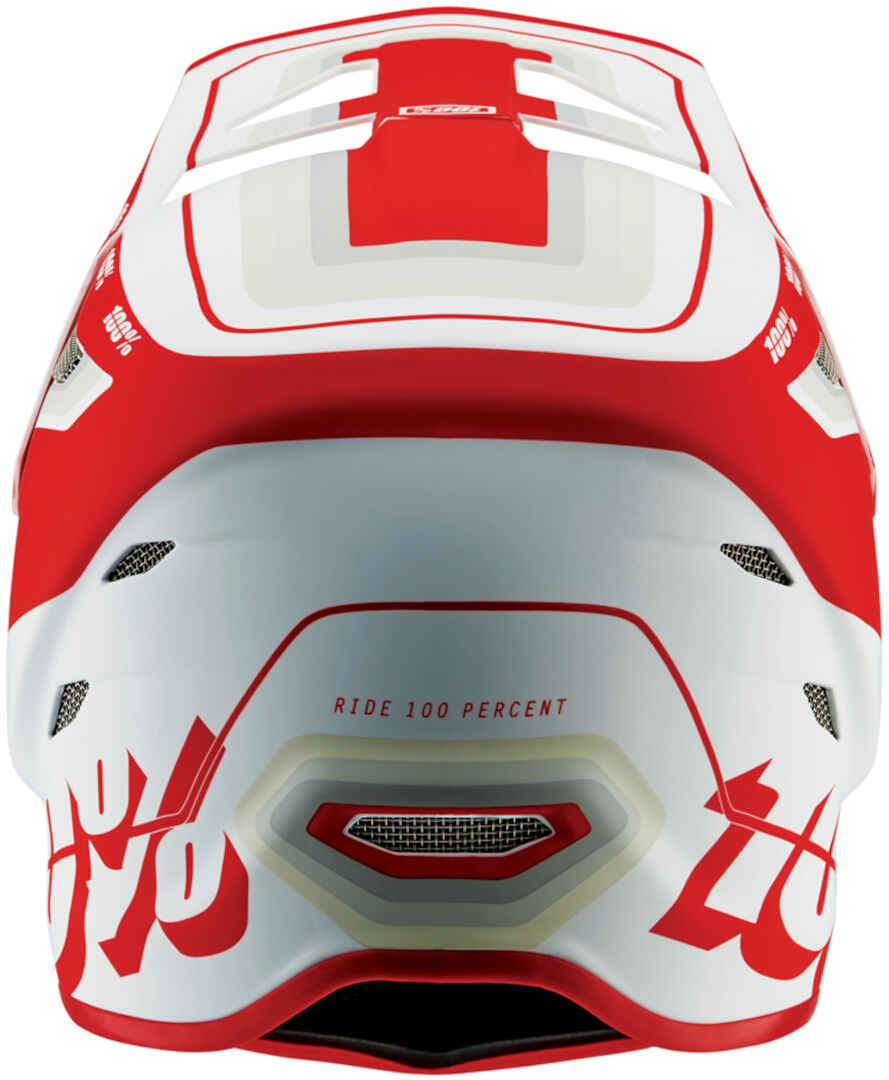 100% Status Downhill Helmet white/red L (59/60) Figure 5