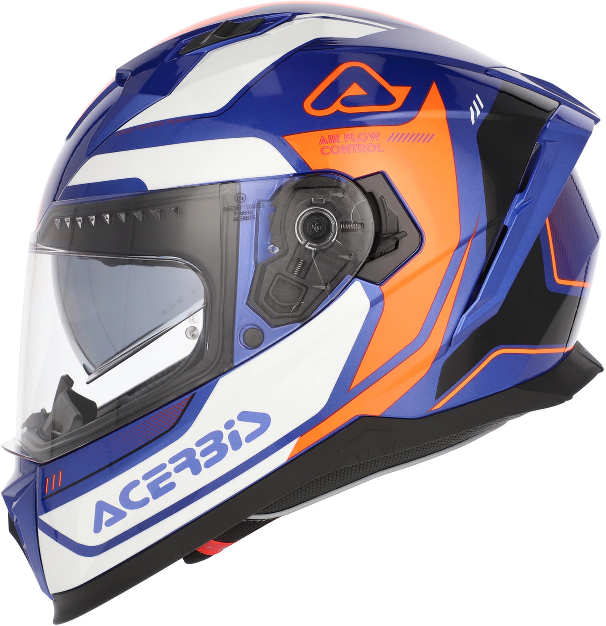 Acerbis X-Way Graphic Logo Helm blauw/oranje/wit M (57/58) Figuur 3