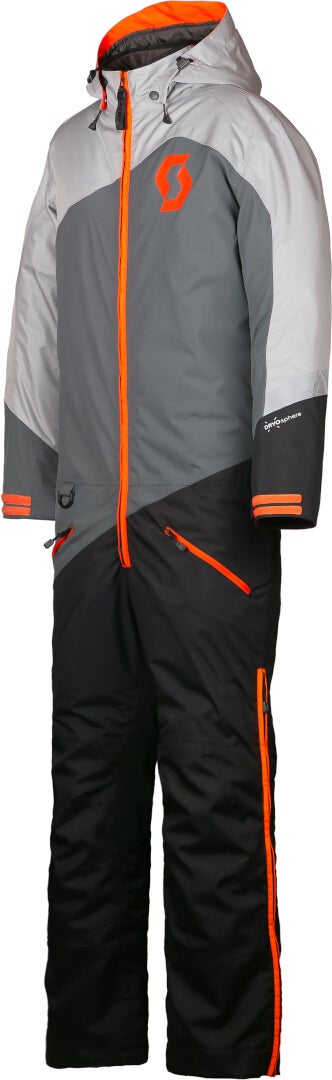 Scott DS Dryo Junior Et stykke ungdoms snescooterdragt orange/grå XS Figur 2