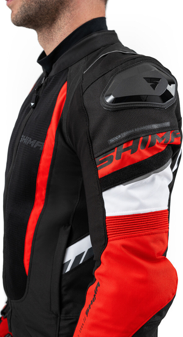 SHIMA Mesh Pro 2.0 Motorcycle Textile Jacket black/red/white M Figure 6