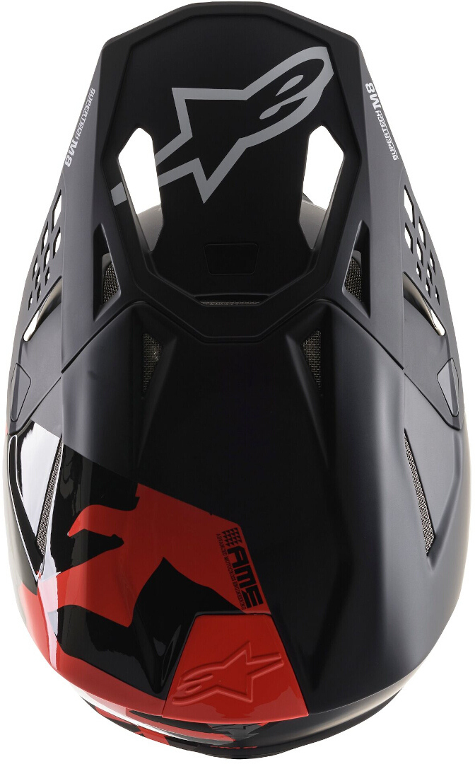 Alpinestars Supertech S-M8 Echo Capacete de Motocross preto/cinza/vermelho L (59/60) Figura 2