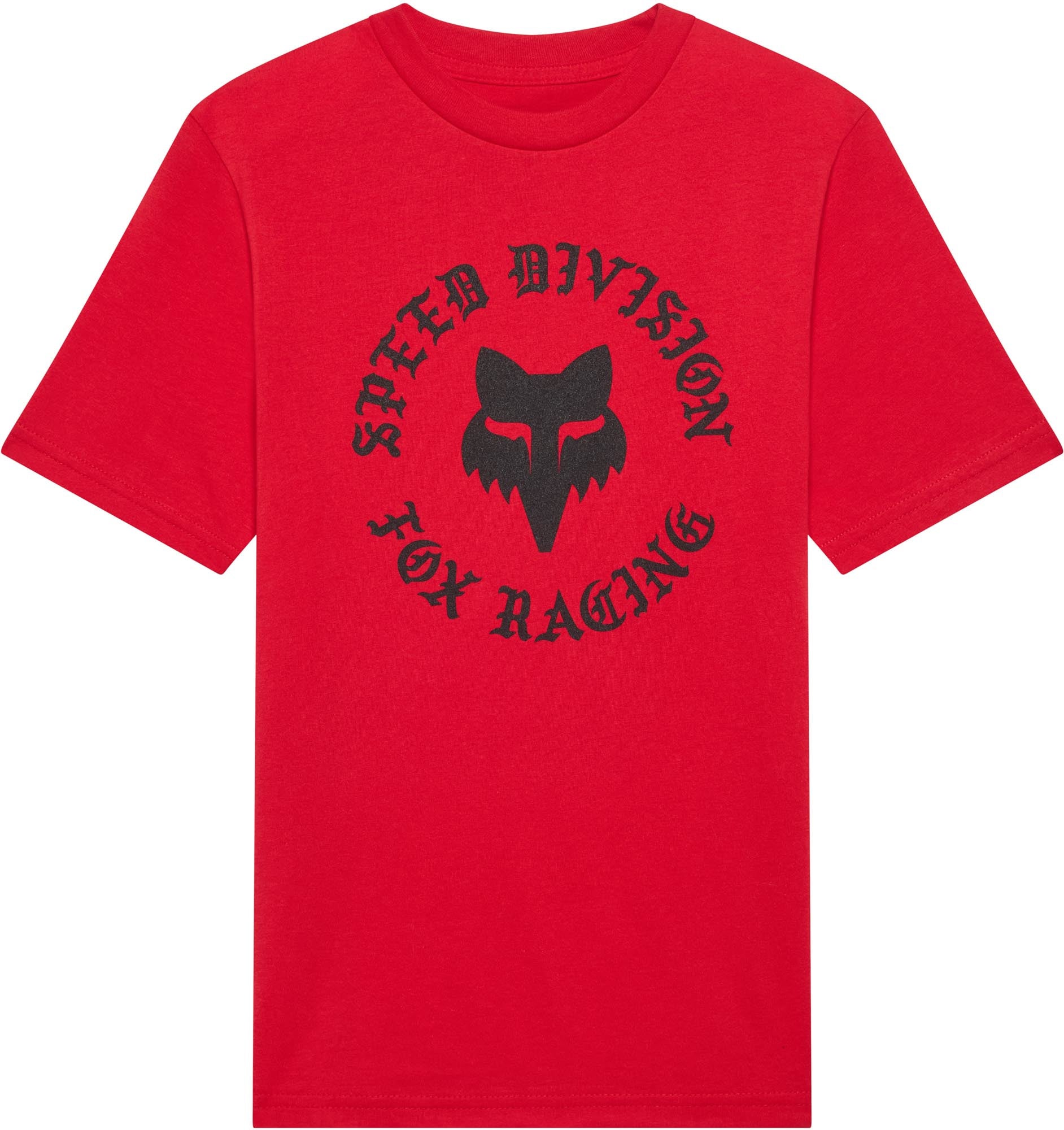 FOX Badge Tricou pentru tineret roșu YS Figura 1